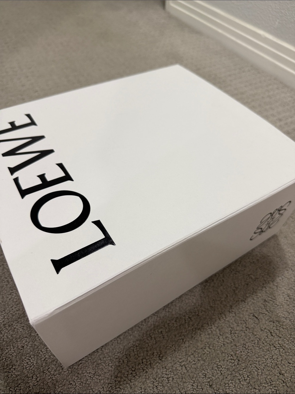 LOEWE empty LARGE storage box Authentic bag purse shoe box